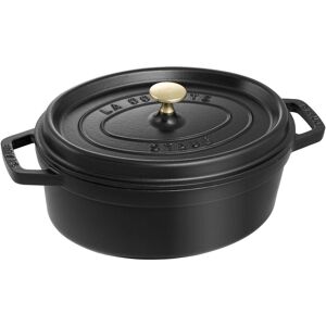 Staub La Cocotte 27 cm, Ovale, Noir, Fonte