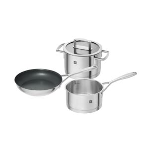 ZWILLING Vitality Ensemble de casseroles et poêles 3-pcs, Acier inoxydable