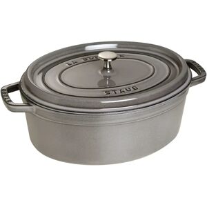 Staub La Cocotte 33 cm, Ovale, Gris graphite, Fonte