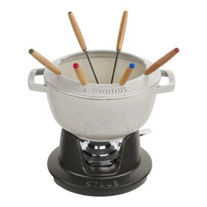 Staub La fondue Service à 20 cm, Truffe blanche