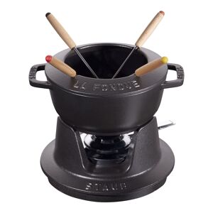 Staub La fondue Service à 16 cm, Noir