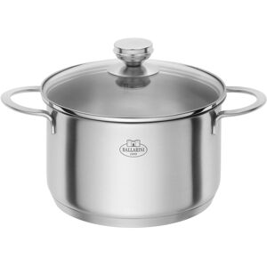 BALLARINI Ancona Marmite avec couvercle 20 cm, Inox 18/10