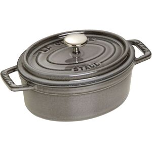 Staub La Cocotte 17 cm, Ovale, Gris graphite, Fonte