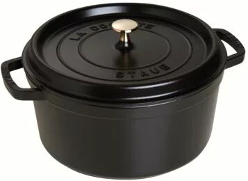 Cocotte ronde STAUB noir diam 28