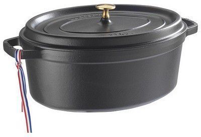 Cocotte ovale STAUB noire diam 33 cm