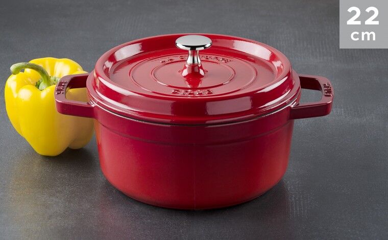 Staub Cocotte Staub Cerise ronde 22 cm