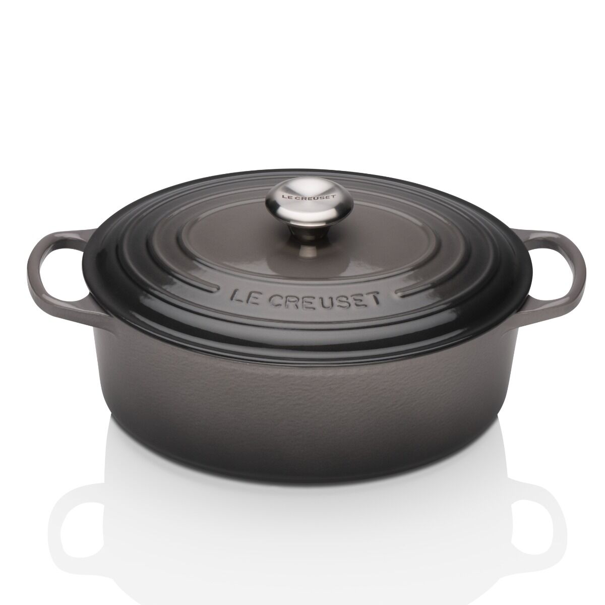 Le Creuset 2117829444 Signature Oval Casserole 29 Flint