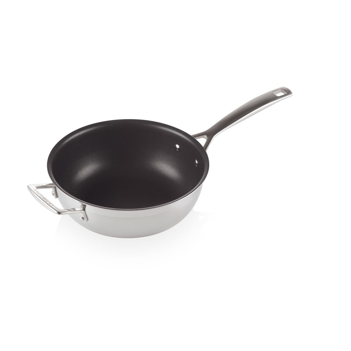 Le Creuset 962014241 3Ply Chefs Pan With Lid 24cm - Stainless Steel
