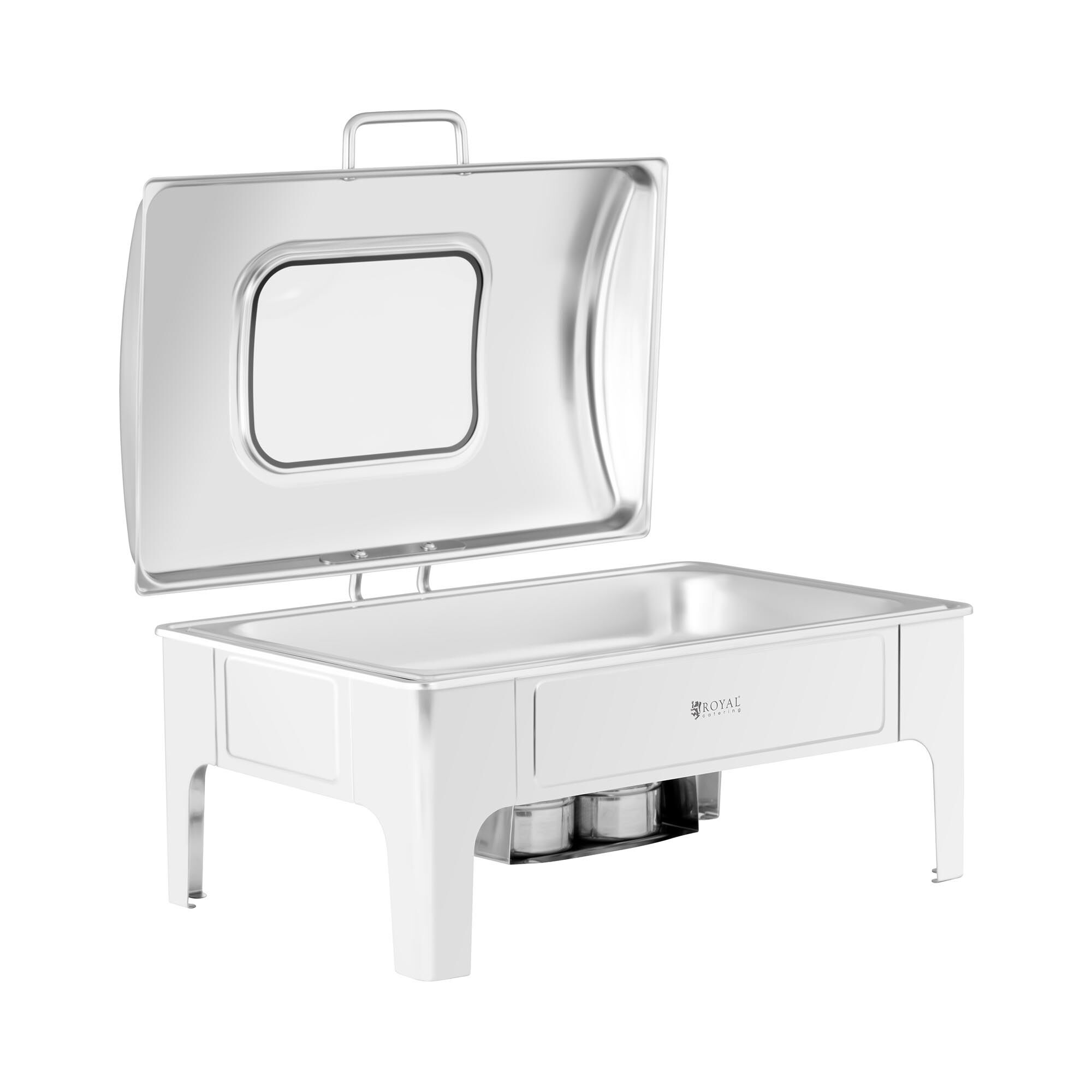 Royal Catering Chafing Dish - GN 1/1 - Royal Catering - 8.5 L - 2 fuel cells - viewing window