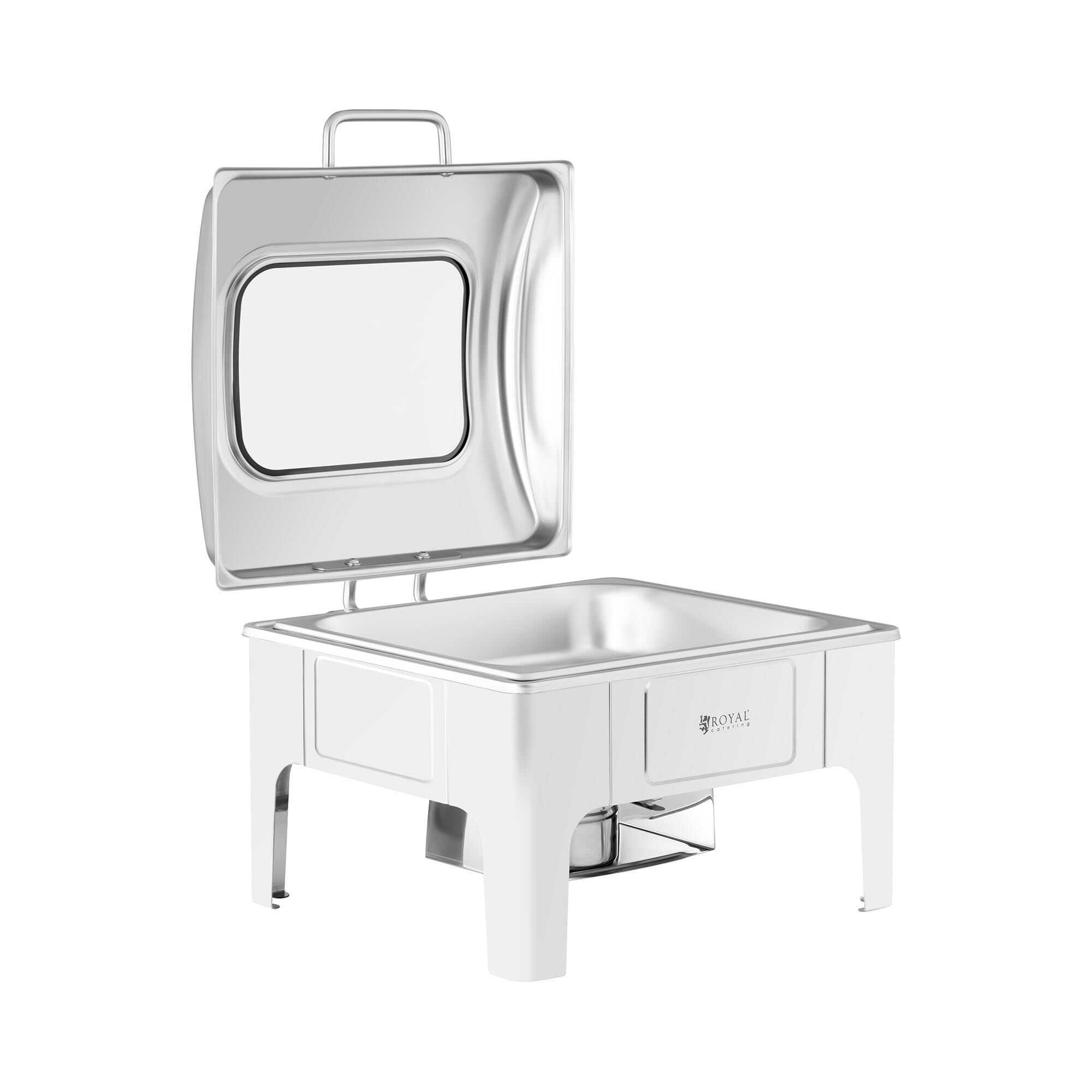 Royal Catering Chafing Dish - GN 2/3 - Royal Catering - 5.3 L - 1 fuel cells - viewing window