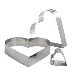 Decora Coppapasta A Cuore In Acciaio Inox H 4,5 Cm