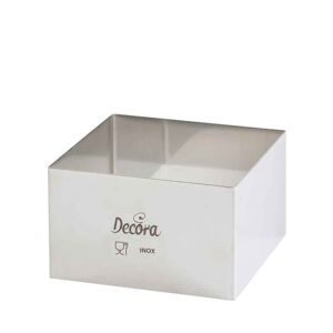 Decora Coppapasta Quadrato In Acciaio Inox 8 X 8 X 4,5h Cm