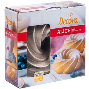 Decora Mini Stampo Rotondo Antiaderente Per Dolci Alice Ø10 H5 Cm