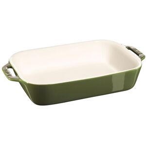 Staub Ceramique Pirofila rettangolare - 27 x 20 cm, basilico