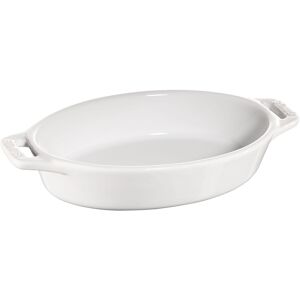 Staub Ceramique Pirofila ovale - 17 cm, Colore bianco puro