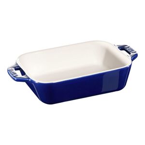 Staub Ceramique Pirofila rettangolare - 14 x 11 cm, blu scuro