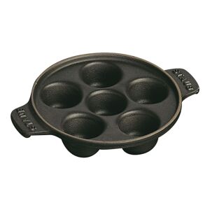 Staub Specialities Piatto per lumache rotondo - 14 cm, nero