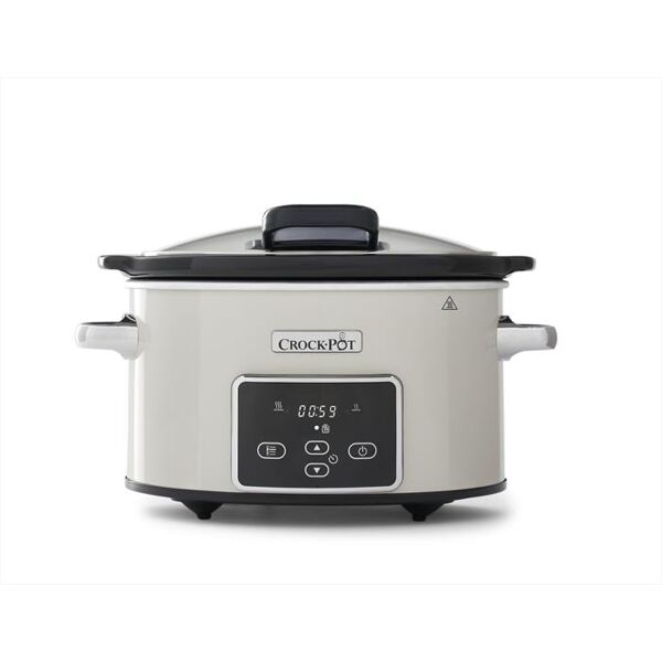 crock pot slow cooker 3,5 lt digitale-beige