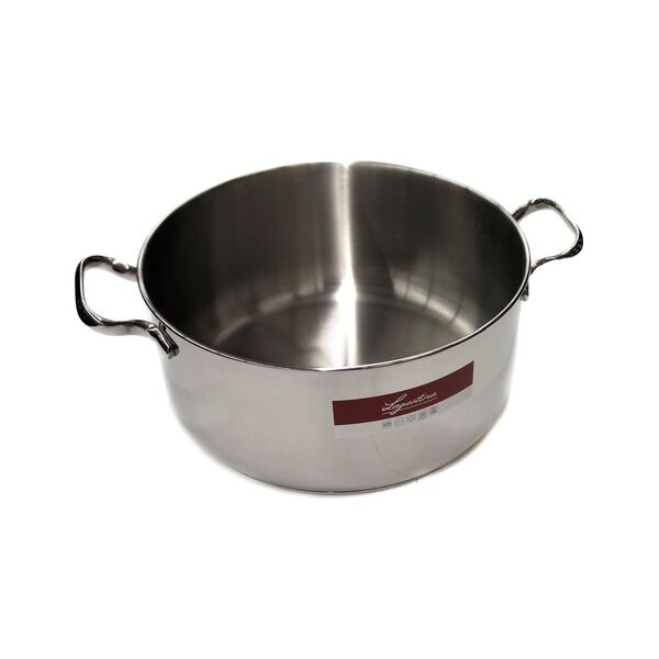 lagostina 10740031020 casseruola fonda in acciaio inox 18/10 Ø 20 cm con 2 manici - 10740031020 sfiziosa