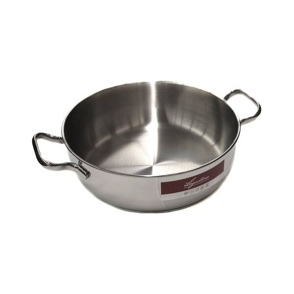 lagostina 10740031728 casseruola semifonda in acciaio inox 18/10 Ø 28 cm con 2 manici - 10740031728 sfiziosa