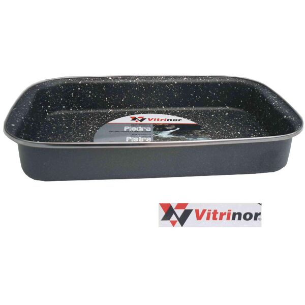 vitrinor 084147 teglia lasagnera cm 40 acciaio vetrificato per induzione - 084147