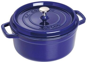 Staub La Cocotte casseruola tonda in ghisa blu 24cm