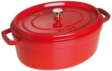 Staub La Cocotte casseruola ovale in ghisa ciliegia 29cm