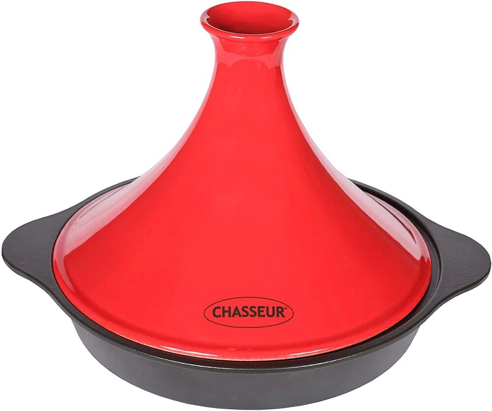 Chasseur Tajine in ghisa 30 cm, rosso