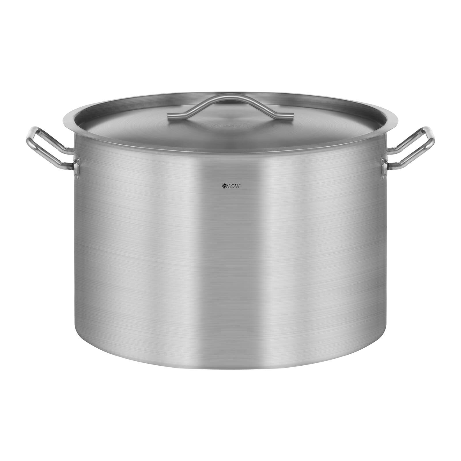 Royal Catering Pentola per induzione in acciaio inox 113 L RCST-113E3-S