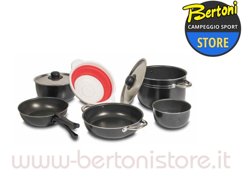 Beaver Brand Batteria Pentole Black 22 0429_black Beaverbrand