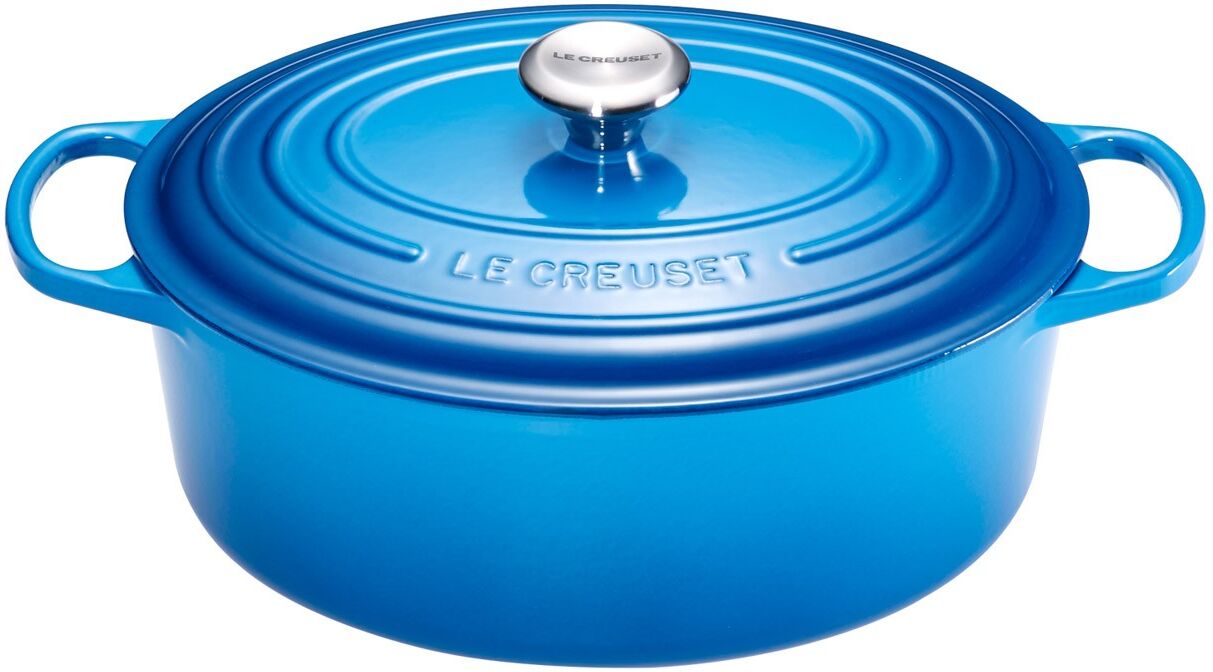 Le Creuset Cocotte Evolution In Ghisa 27 Cm Blu Marsiglia