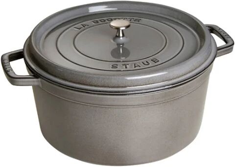 Staub Cocotte Tonda Ghisa Grigio Grafite 28cm