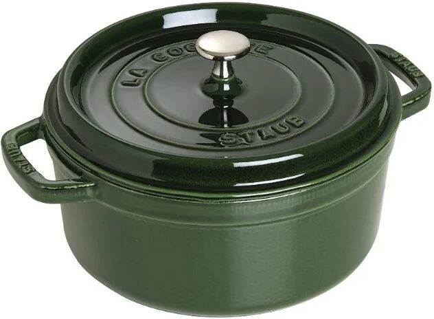 Staub Cocotte Tonda Ghisa Verde Basilico 28cm