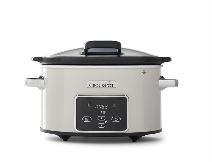 crock pot slow cooker 3,5 lt digitale-beige