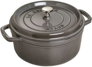 Staub 40509-312-0 padella 5,25 L Rotondo Grafite, Grigio (40509-312-0)