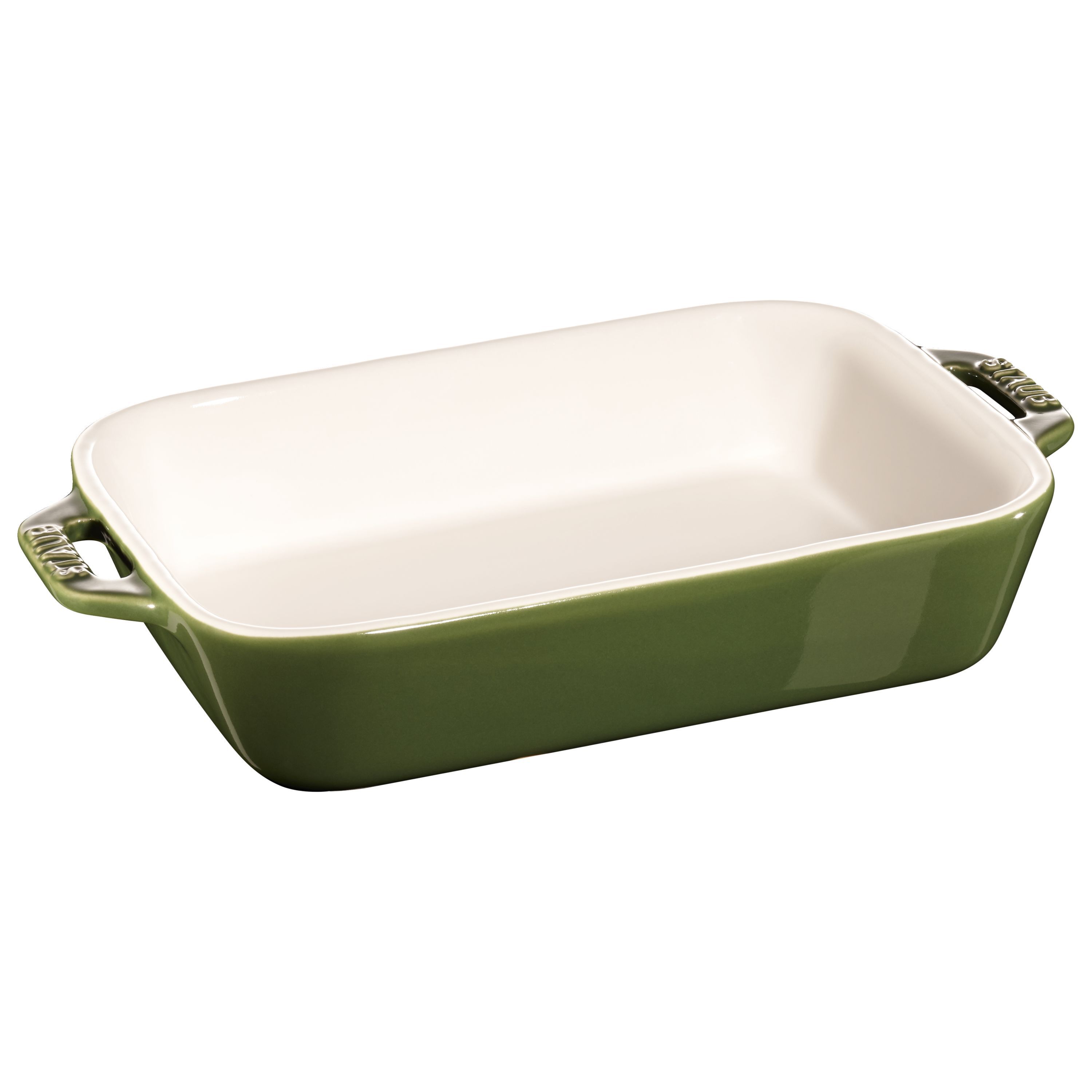 Staub Ceramique Pirofila rettangolare - 20 x 16 cm, basilico