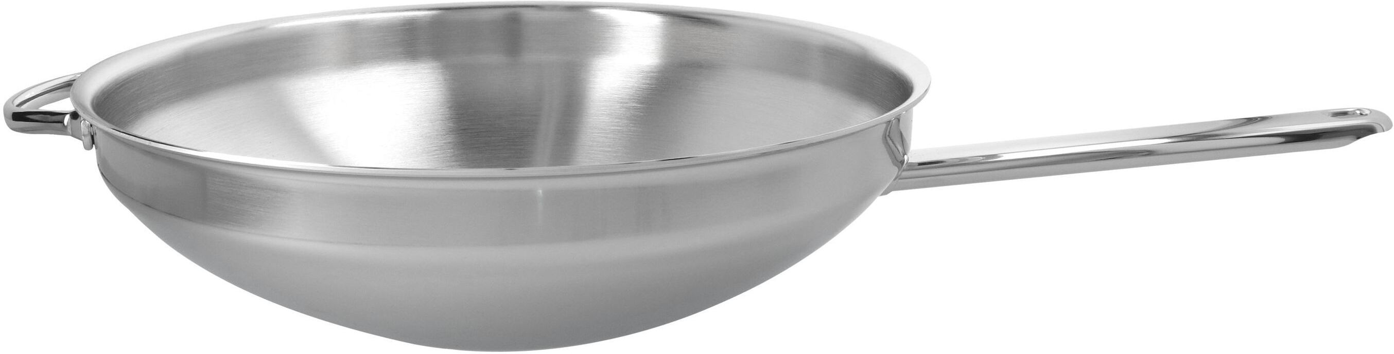 Demeyere Apollo 7 Wok fondo piatto - 32 cm, 18/10 acciaio inossidabile