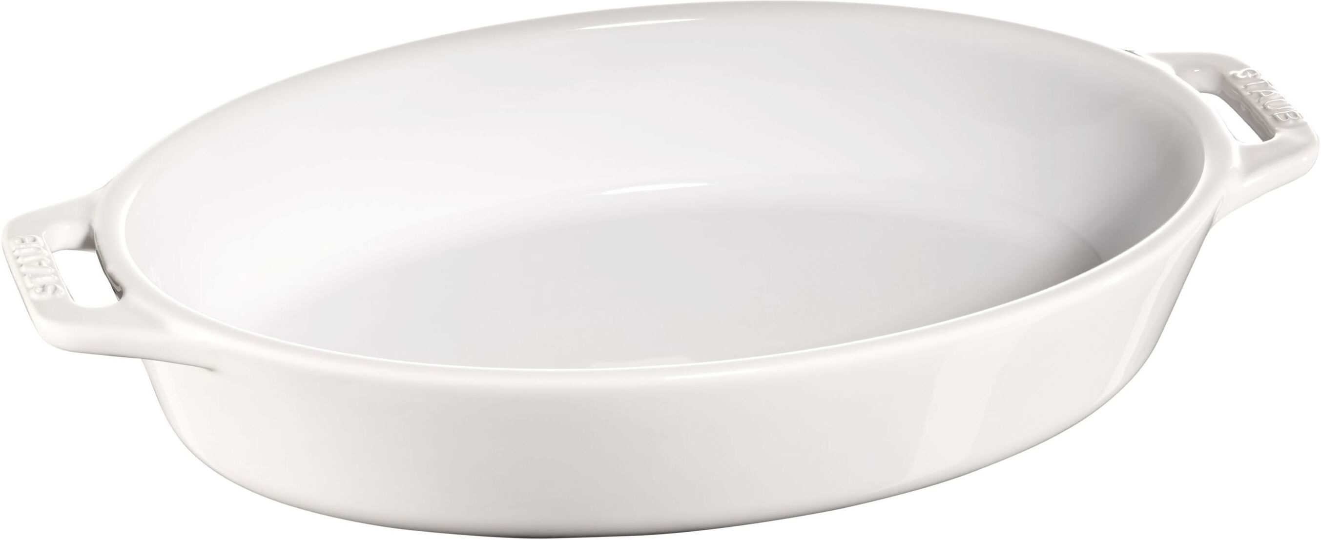 Staub Ceramique Pirofila ovale - 23 cm, Colore bianco puro