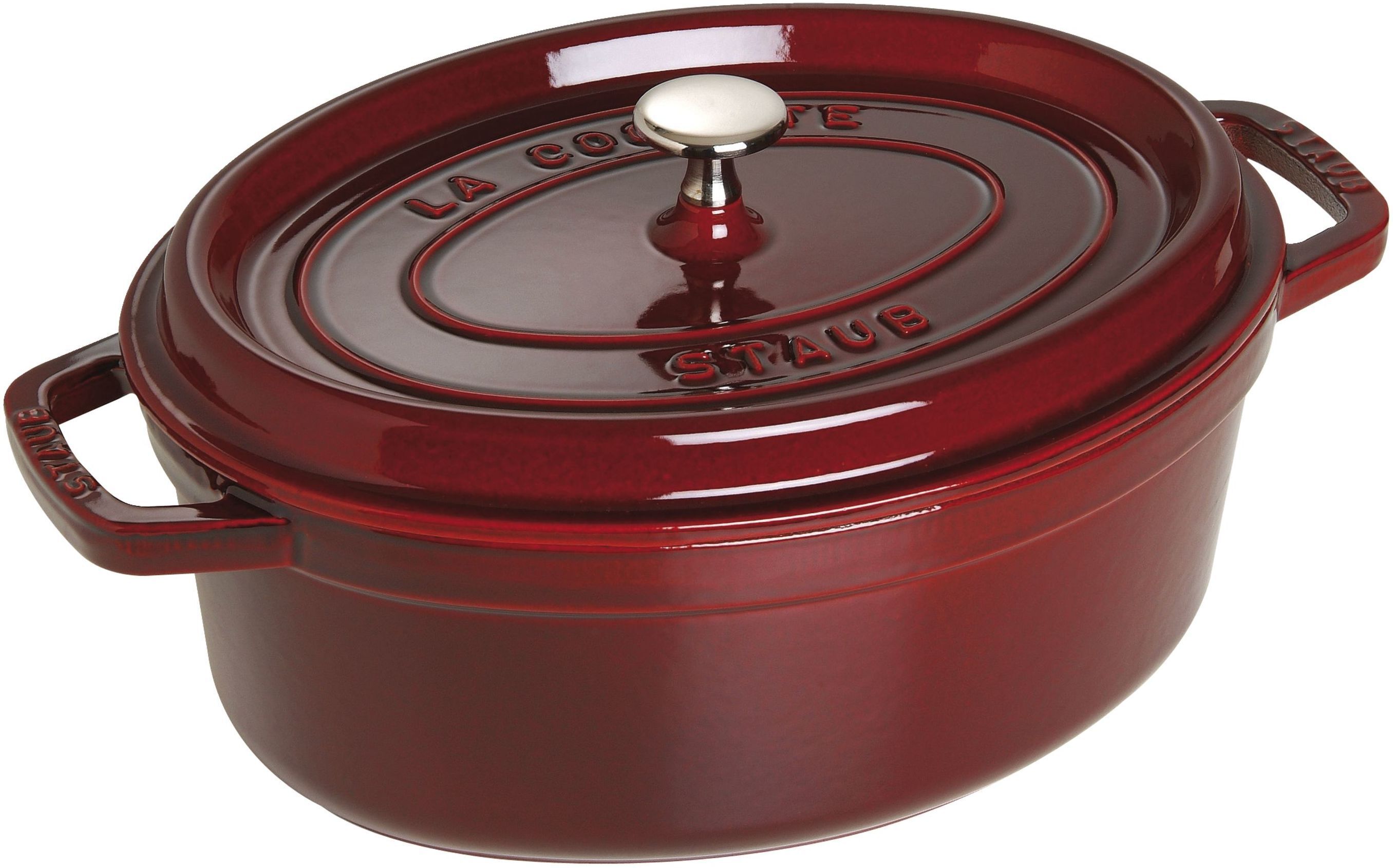 Staub La Cocotte ovale - 29 cm, granatina