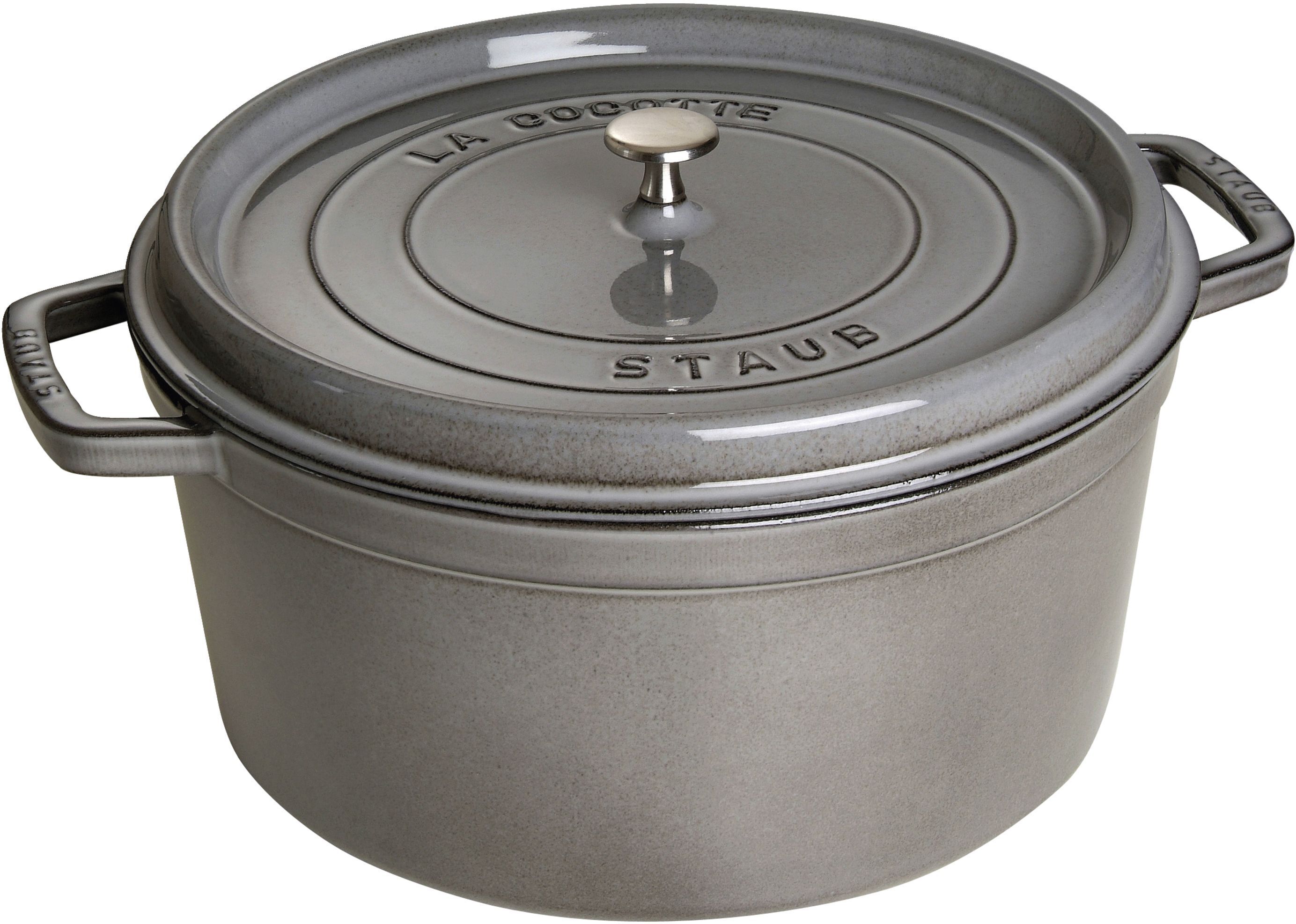 Staub La Cocotte rotonda - 30 cm, Colore grigio grafite