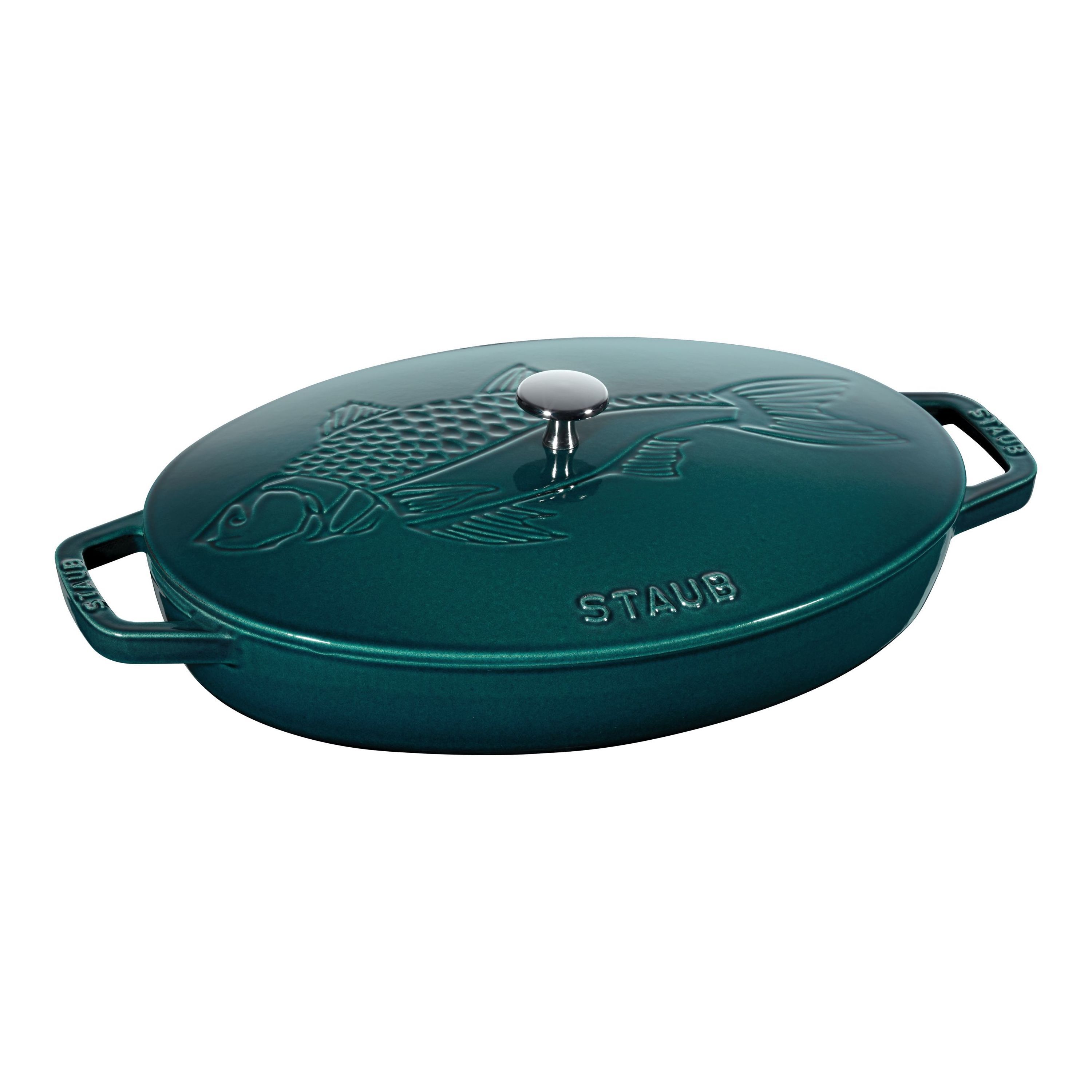 Staub Specialities Pirofila con coperchio ovale - 33 cm, La-Mer