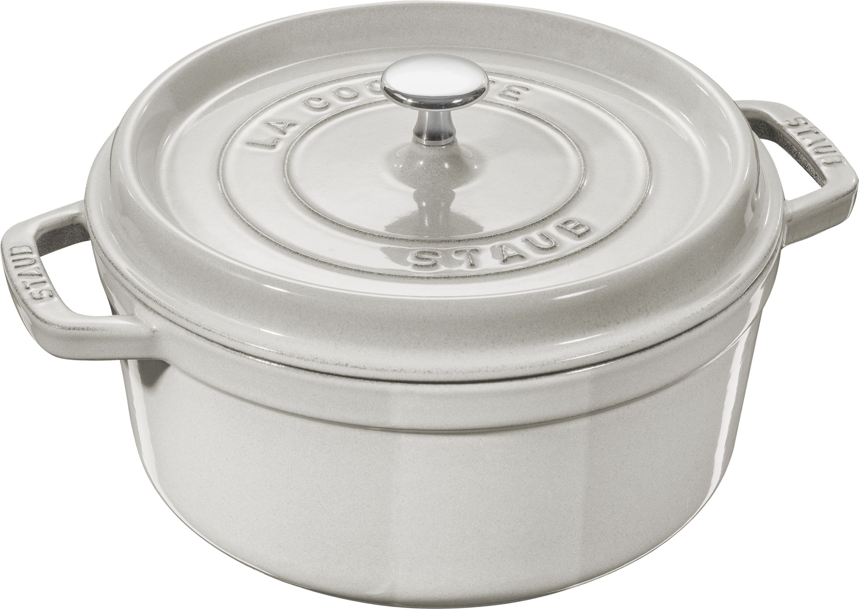 Staub La Cocotte rotonda - 26 cm, tartufo bianco