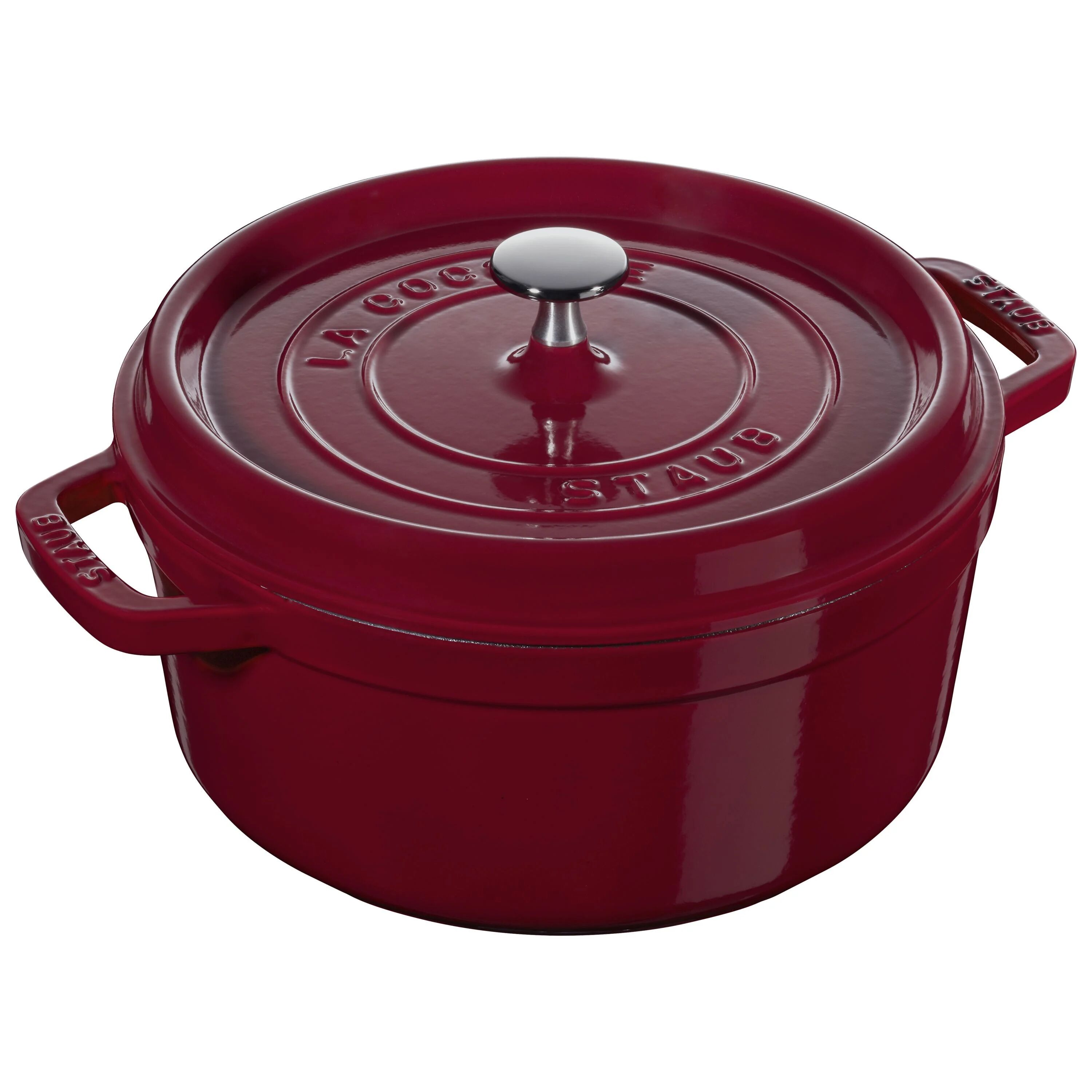 Staub La Cocotte rotonda - 24 cm, bordeaux