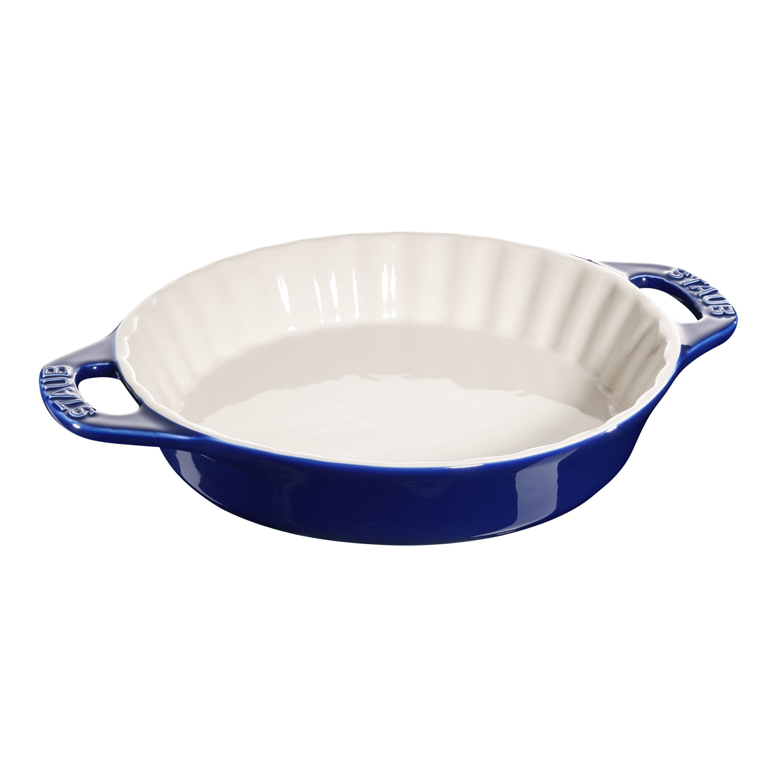 Staub Ceramique Tortiera rotonda - 24 cm, blu scuro