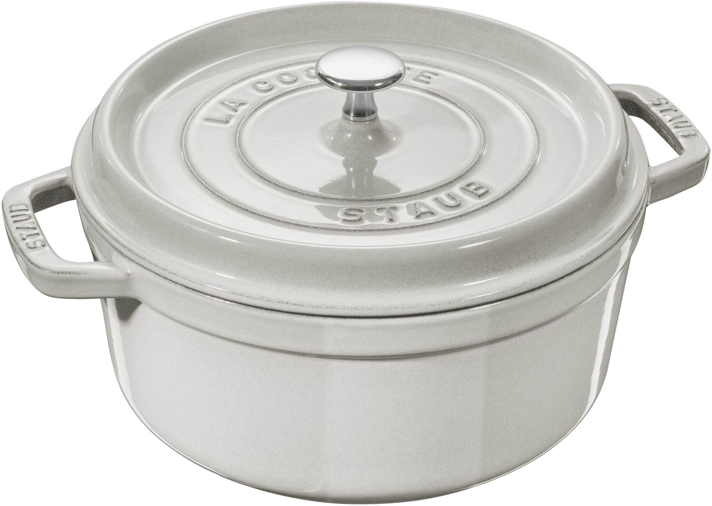 Staub La Cocotte rotonda - 28 cm, tartufo bianco