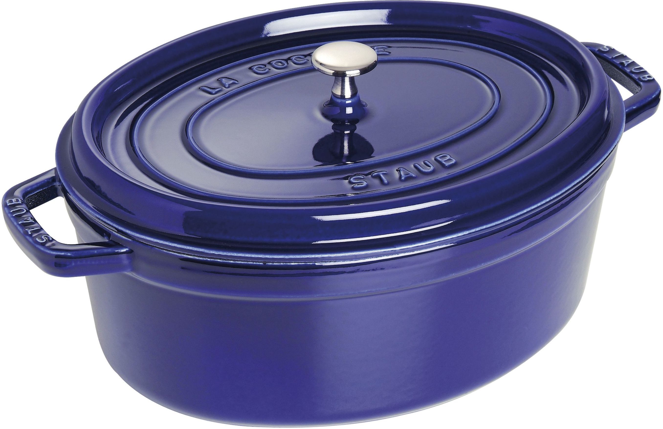 Staub La Cocotte ovale - 33 cm, blu scuro