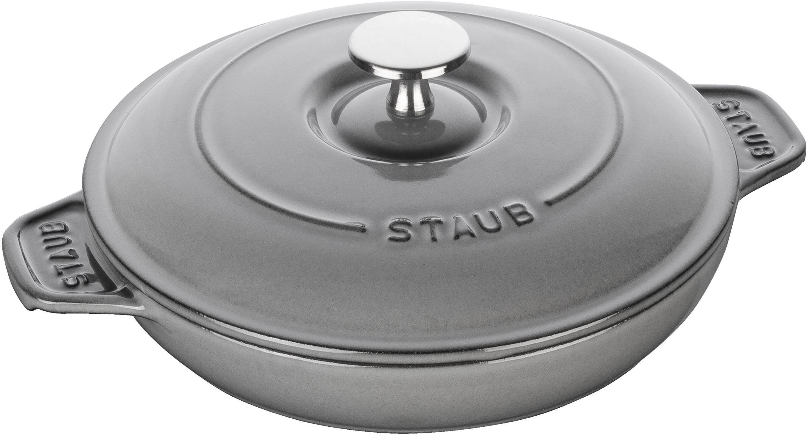 Staub Specialities Pirofila con coperchio rotonda - 20 cm, grigio grafite