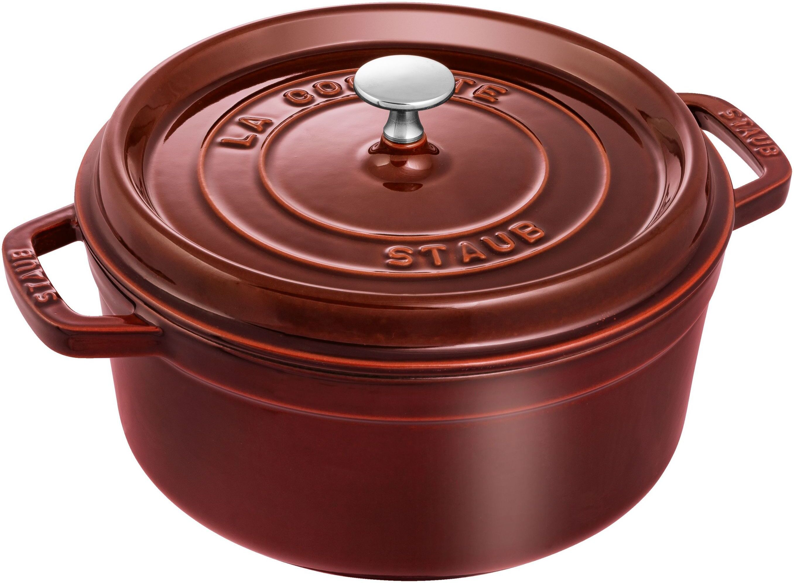 Staub La Cocotte rotonda - 24 cm, granatina