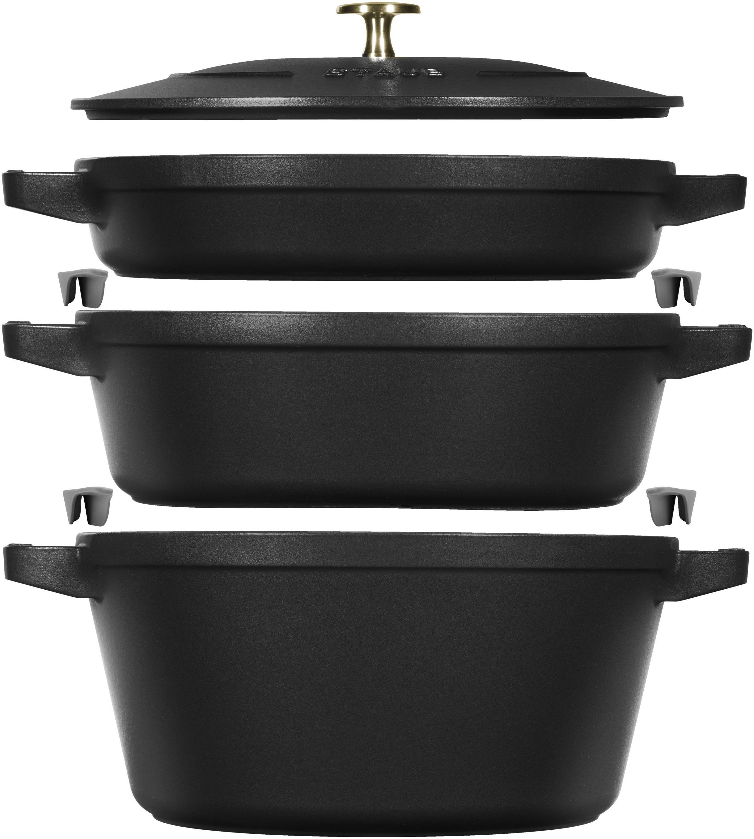 Staub Stackable Set di pentole - 3-pz.