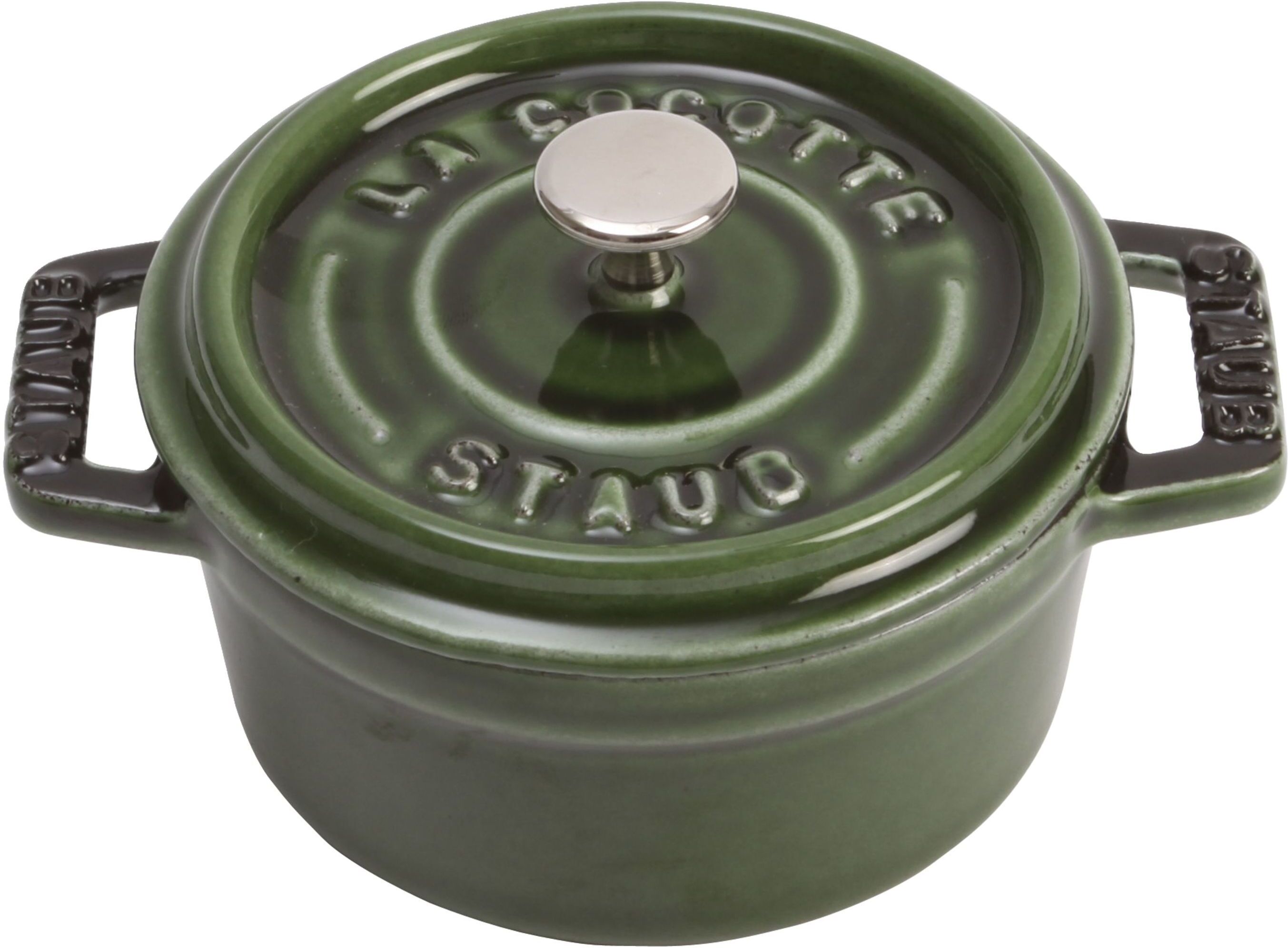 Staub La Cocotte Mini cocotte rotonda - 10 cm, basilico